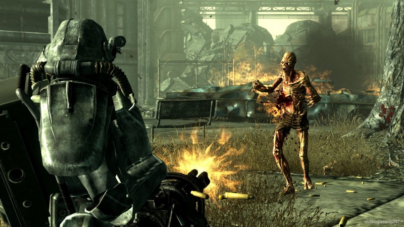 Fallout 3 ghoul shooting