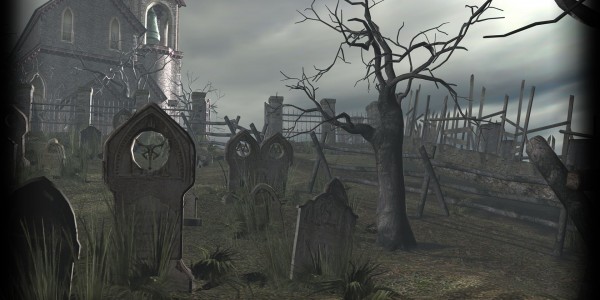 RE4 graveyard