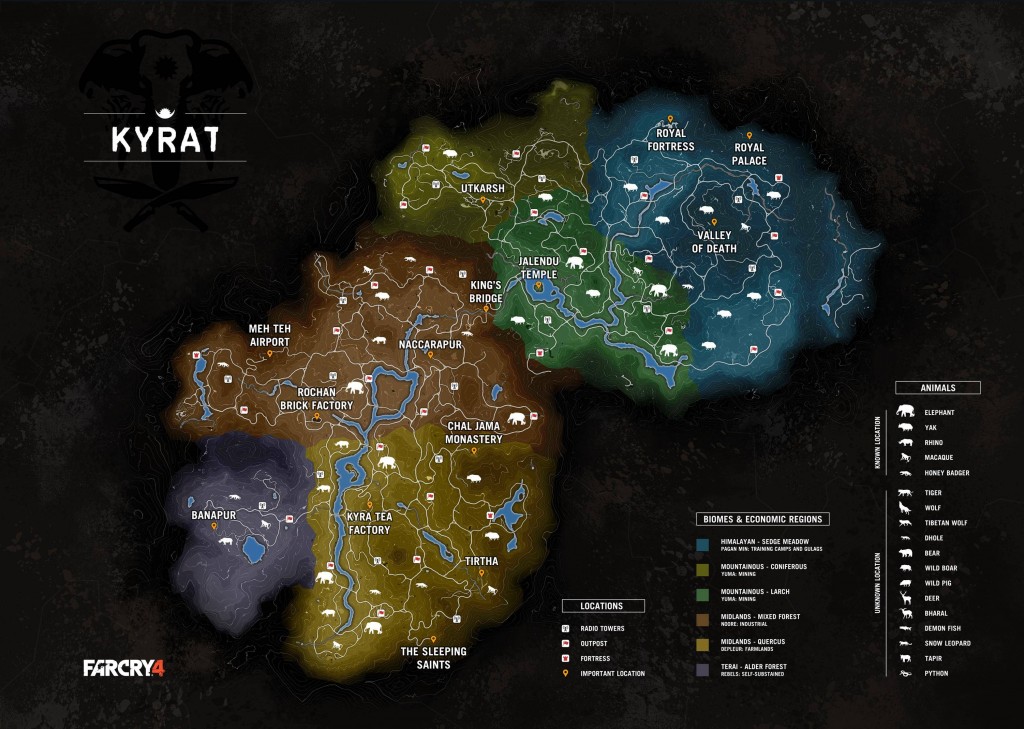 Far Cry 4 map leak