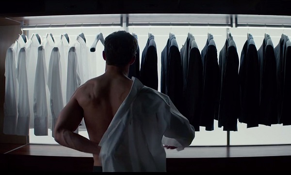 fifty shades of grey - suit wardrobe