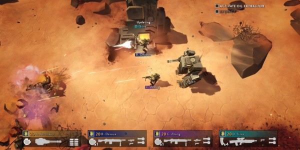 Helldivers gameplay desert