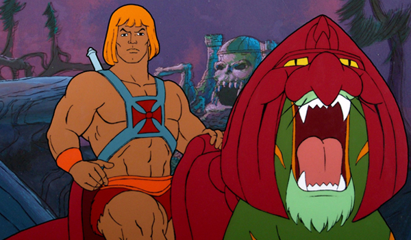 he-man and battle cat
