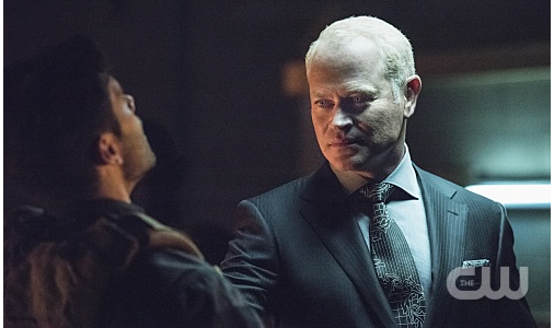 Arrow -- "Green Arrow" -- Image AR401B_0237b -- Pictured: Neal McDonough as Damien Darhk -- Photo: Dean Buscher /The CW -- © 2015 The CW Network, LLC. All Rights Reserved