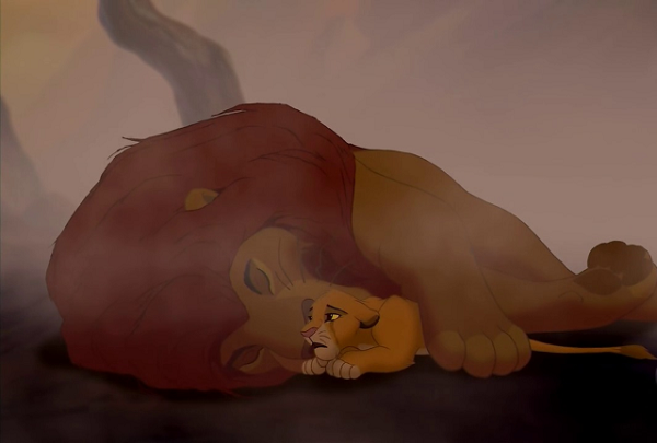 the lion king mufasas death