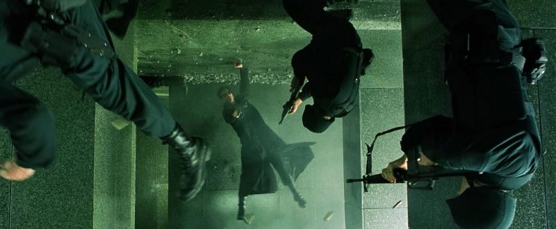 Remember the ceiling SWAT guys from that scene? Just kidding, I flipped the pic. Wouldn't that be dumb if they actually did that though?
